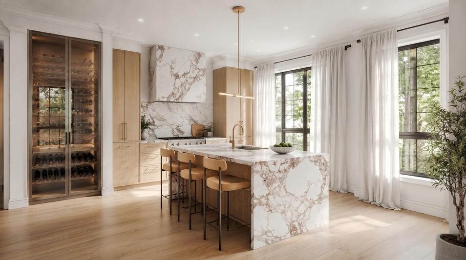 Abacot Hill Sherwood Forrest in Mississauga by Hallett Homes kitchen area Abacot Hill Sherwood Forrest in Mississauga by Hallett Homes kitchen area